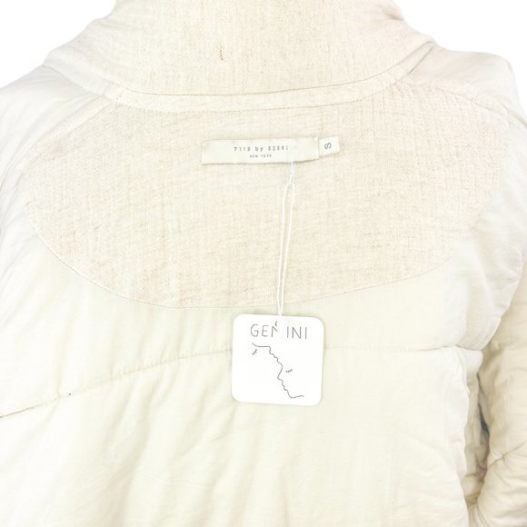 SOLD: 7115 by Szeki Sumo Gauze Puffer in Oatmeal sz S - Picture 7 of 7